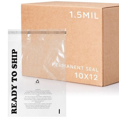 10" x 12" Extra - Strength Permanent Seal Poly Bag - Supply Legends