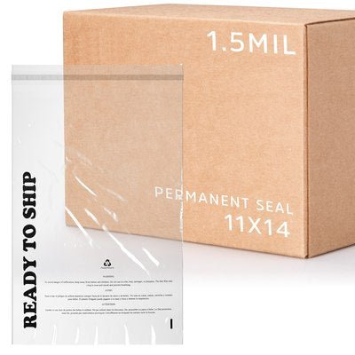 11" x 14" Extra - Strength Permanent Seal Poly Bag - Supply Legends
