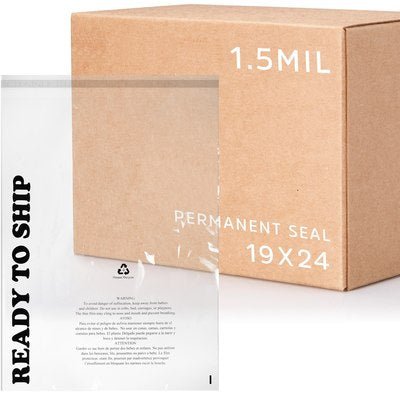 19" x 24" Extra - Strength Permanent Seal Poly Bag - Supply Legends