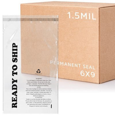 6" x 9" Extra - Strength Permanent Seal Poly Bag - Supply Legends